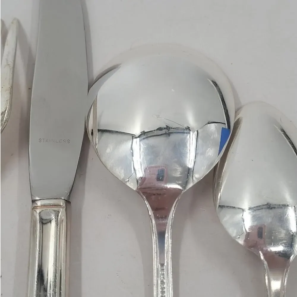 Rogers‎ Brothers Silverplate Eternally Yours Coquette 5 Piece Setting 8-8